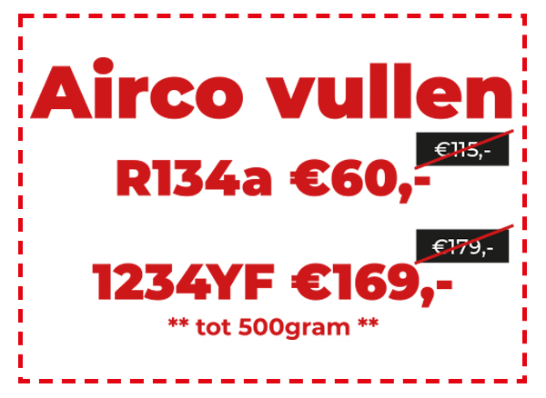 Profiteer van onze scherpe december deal, Laat je Airco bijvullen.