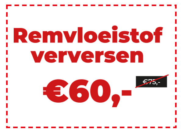 Laat je remvloeistof bijvullen, plan nu een afspraak!