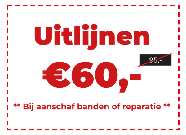 Scheve bandenslijtage of onnodig brandstofverbruik? Laat uw auto uitlijnen.